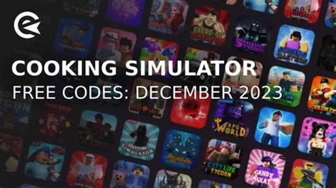 Cooking Simulator Codes (December 2023) .
